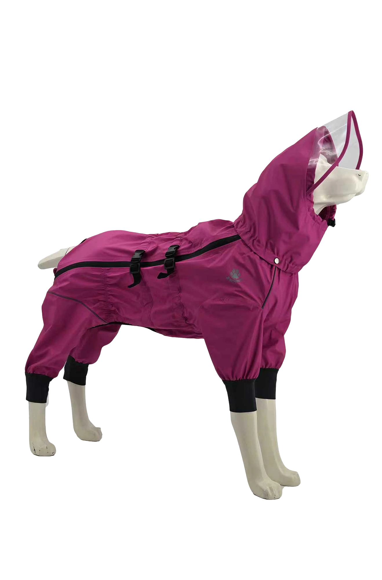 Dog Four Legged Jacket With Hood 